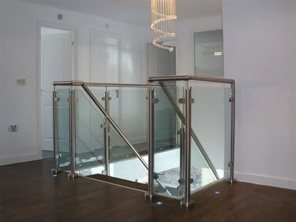 Staircase Glass Blaustrade & Balustrading Panels to Offices Yeovil