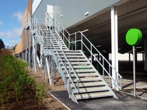 Metal Fabricated Fire Escape Staircase and Railings Superstore Sheffield