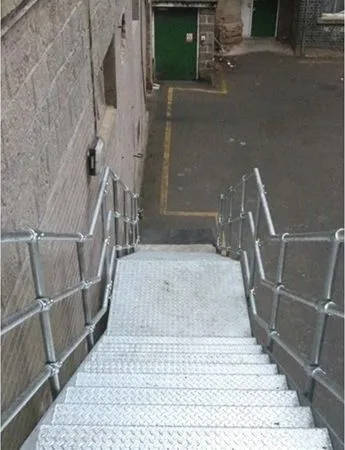 Fabricated Metal External Staircase Mansfield