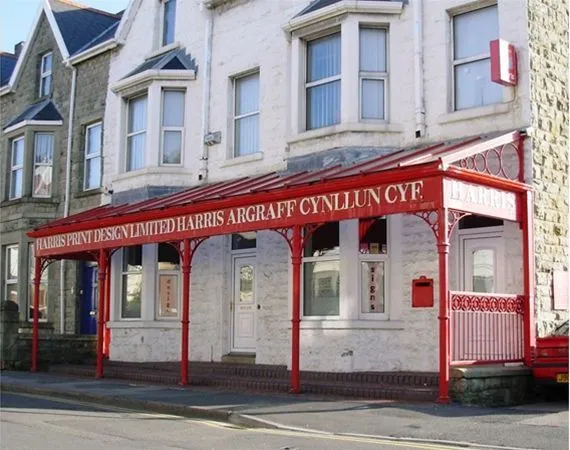 Patent Glazed Roof Walkway Shops Porthcawl