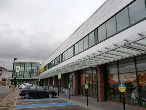 Patent Glazed Walkway Supermarket Leigh