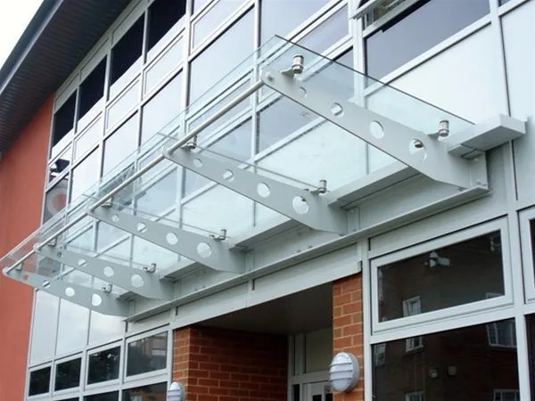 Suspended Glass Canopy University Chester