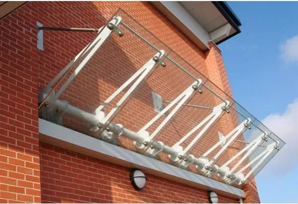 Suspended Glass Canopy Supermarket Colchester