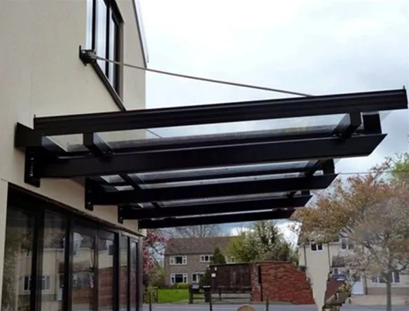 Suspended Glass Patent Glazed Canopy Offices Brinksworth