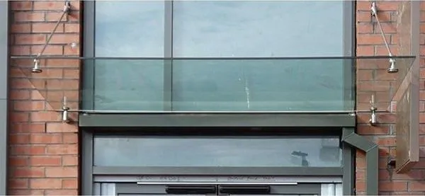 Frameless Glass Canopy Units Cardiff Development
