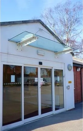 Suspended Glass Canopy Hospital Chester