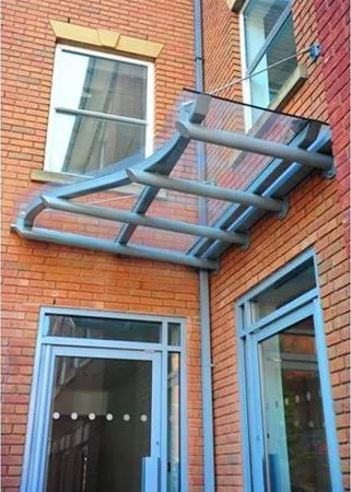 Suspended Polycarbonate Canopy Offices Sutton Coldfield