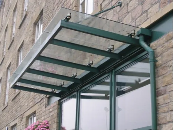 Suspended Glass Canopy Offices Bradford