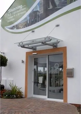 Suspended Glass Canopy Offices Yeovil