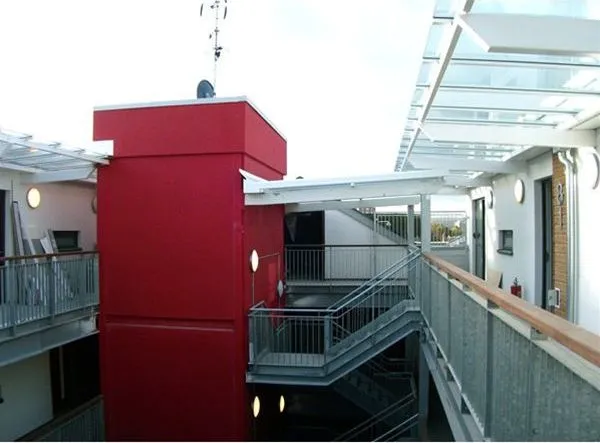Suspended Glass Canopies Apartments Bristol