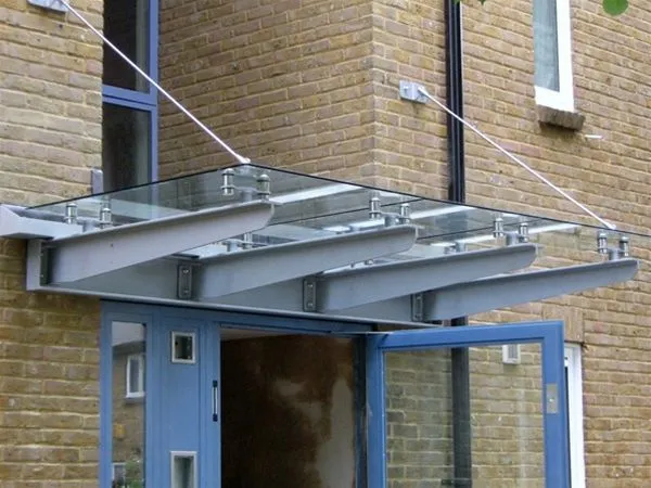 Suspended Glass Canopy Offices London