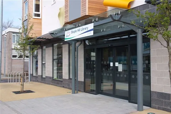 Supported Glass Canopy Library Bristol