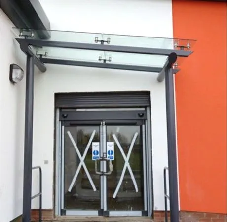 Economy Supported Glass Canopy Offices Bury