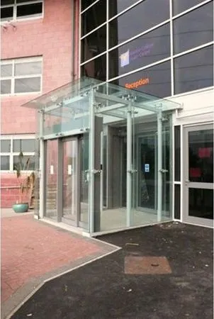 Glass Enclosed Entrance Kiosk Sheffield College