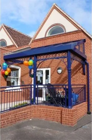 Patent Glazed Glass Entrance Feature Primary School Colchester