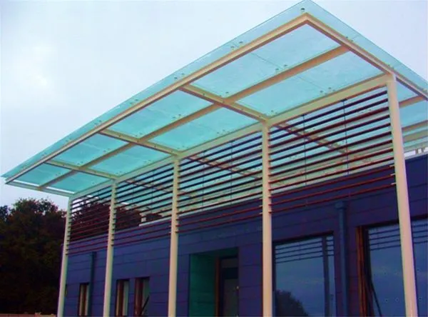 Satin Glass Supported Entrance Feature Hospital Swansea