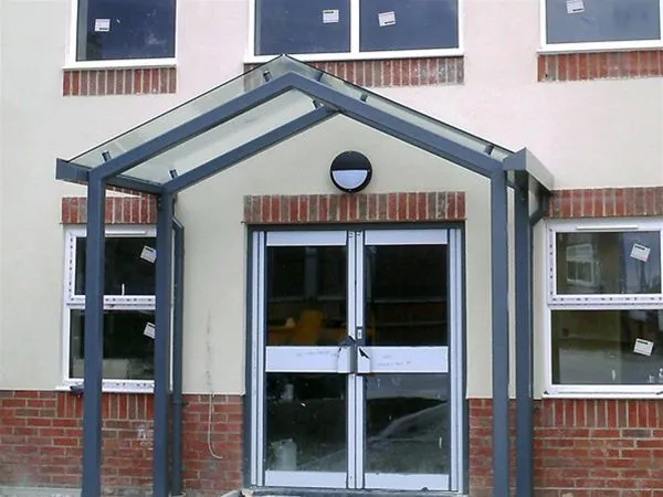 Apex Style Glazed Entrance Feature Offices Rotherham