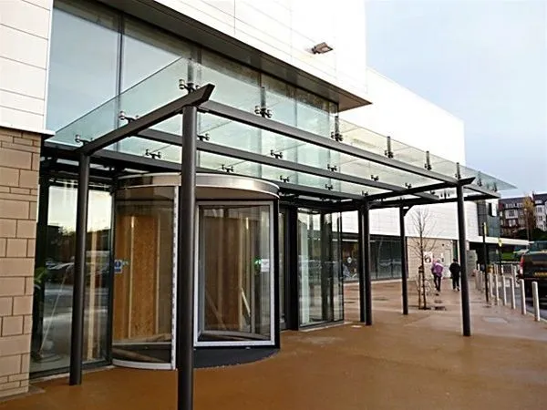Casino Supported Glass Entrance Feature Canopy New Brighton