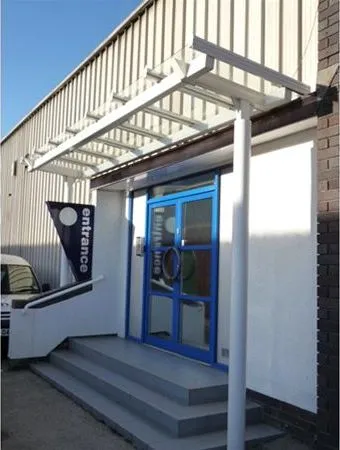 Supported Glass Patent Glazed Entrance Feature Offices Warrington