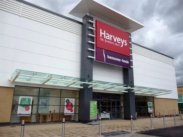 Retail Park Features Suspended Glass Canopies Peterborough