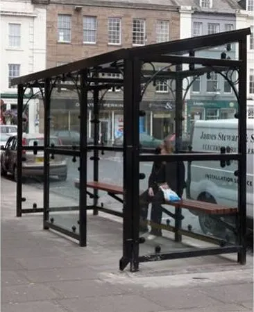 Fully Enclosed Victorian Style Waiting Shelter Kelso