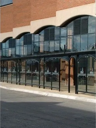 Fully Enclosed Glass Bus Station Chesterfield