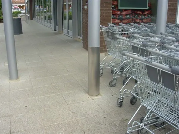 Supermarket Column Guards
