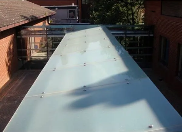 Satin Glazed Enclosed Walkway Offices, South Mimms