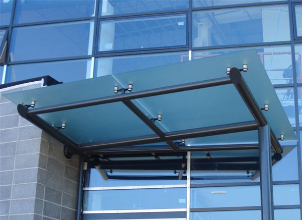 EF03 Satin Glass Entrance Feature Stadium Cardiff